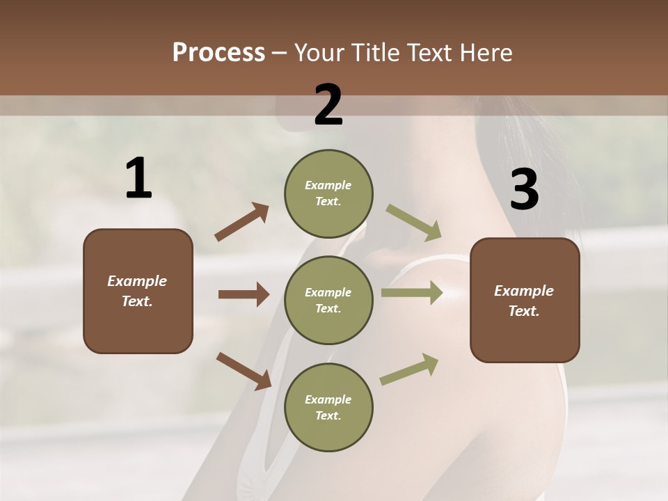 Rear Views Woman Tradition PowerPoint Template