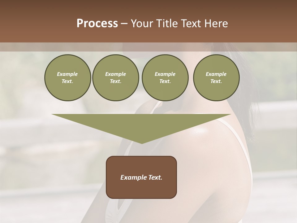 Rear Views Woman Tradition PowerPoint Template