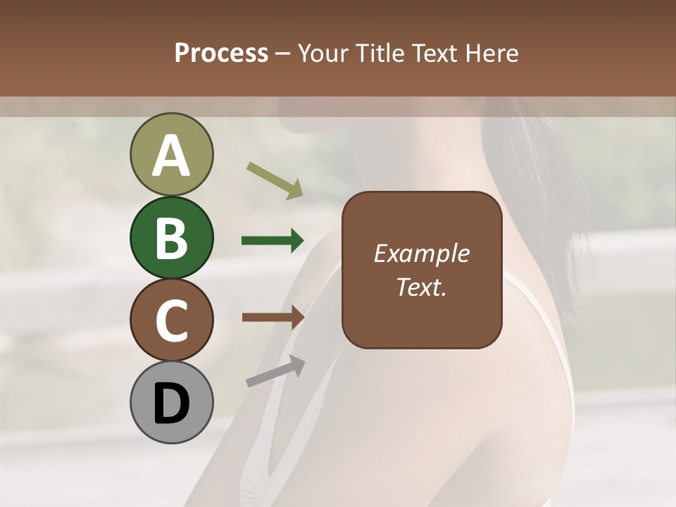 Rear Views Woman Tradition PowerPoint Template