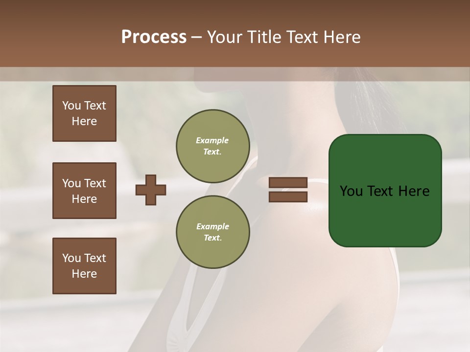 Rear Views Woman Tradition PowerPoint Template