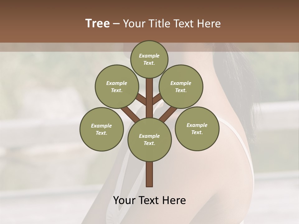 Rear Views Woman Tradition PowerPoint Template