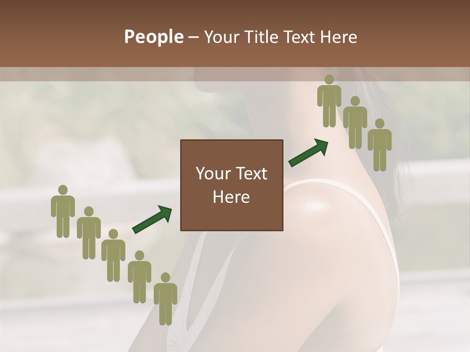 Rear Views Woman Tradition PowerPoint Template