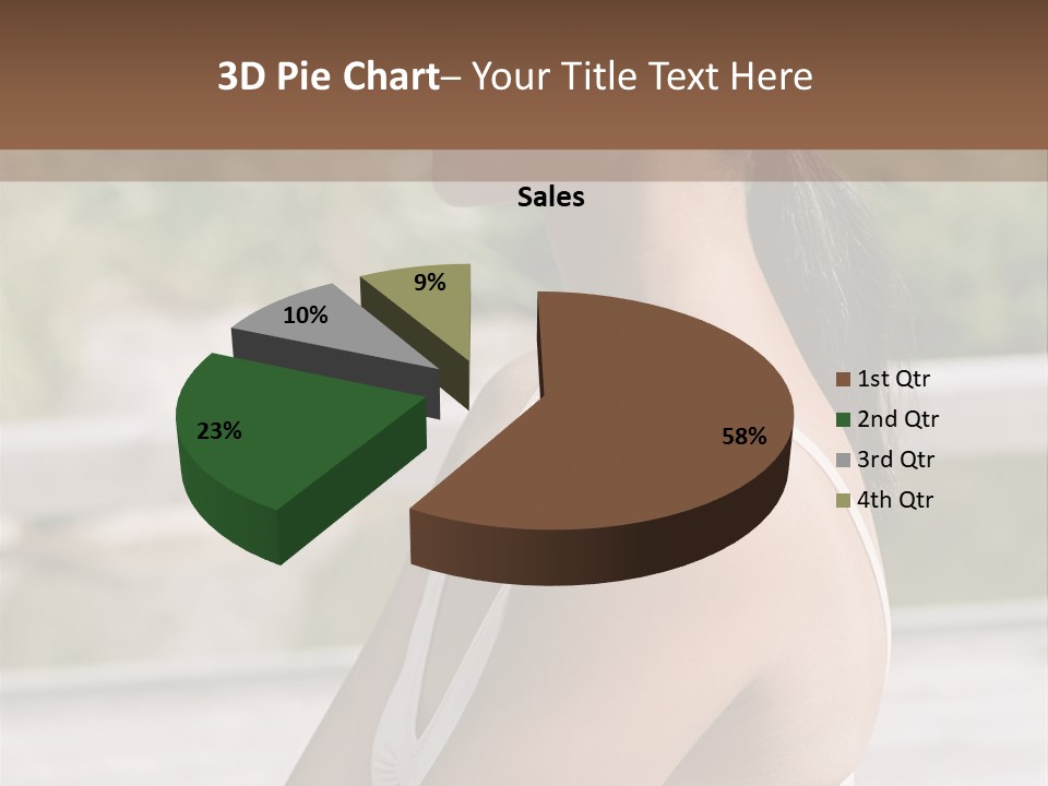 Rear Views Woman Tradition PowerPoint Template