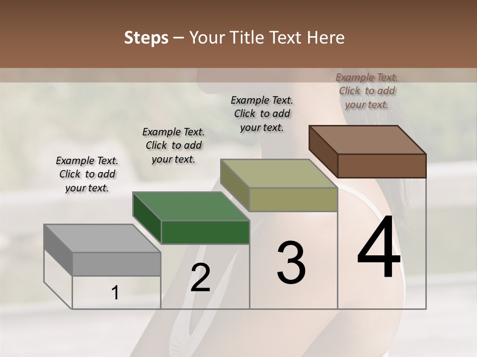 Rear Views Woman Tradition PowerPoint Template