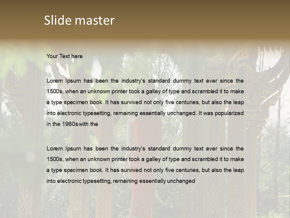 Amusement Park Ride Outdoor Fun Fair PowerPoint Template