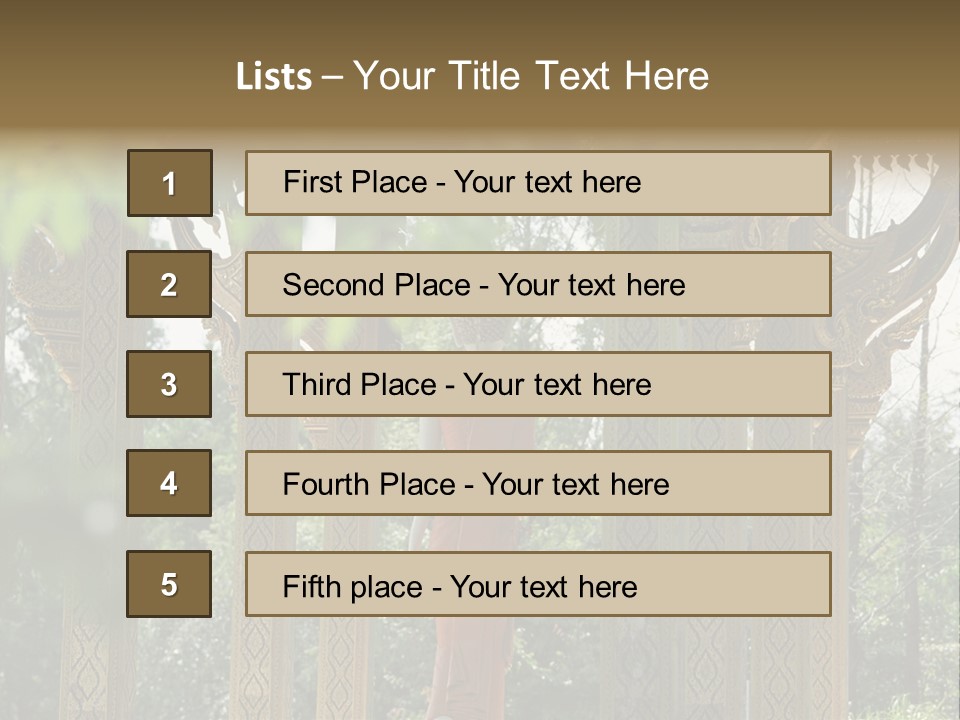 Amusement Park Ride Outdoor Fun Fair PowerPoint Template