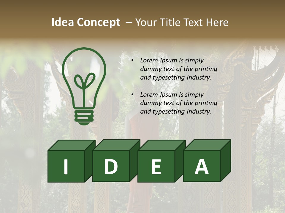 Amusement Park Ride Outdoor Fun Fair PowerPoint Template