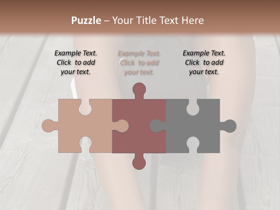 Enjoy Two Persons Enjoying PowerPoint Template