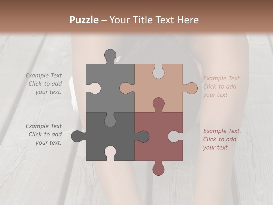 Enjoy Two Persons Enjoying PowerPoint Template