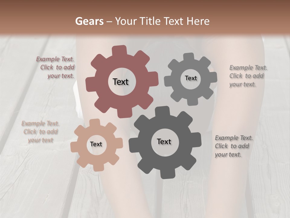 Enjoy Two Persons Enjoying PowerPoint Template