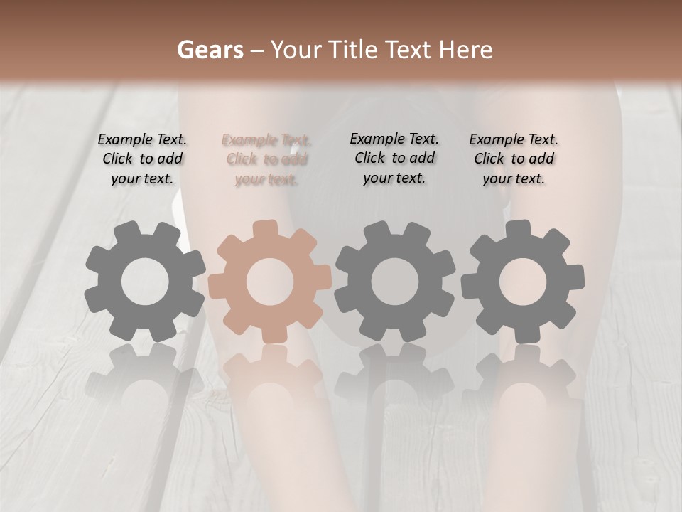 Enjoy Two Persons Enjoying PowerPoint Template