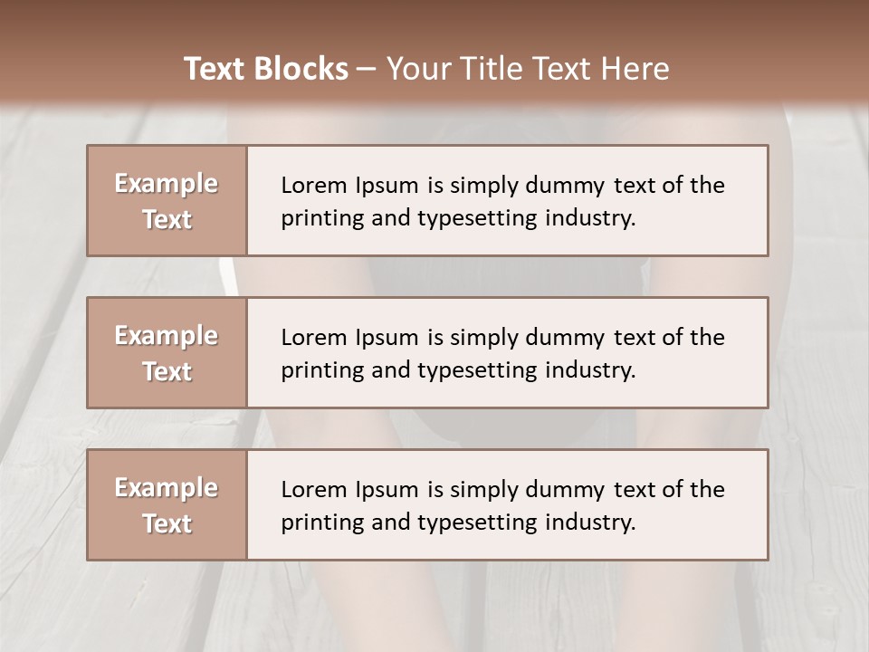 Enjoy Two Persons Enjoying PowerPoint Template