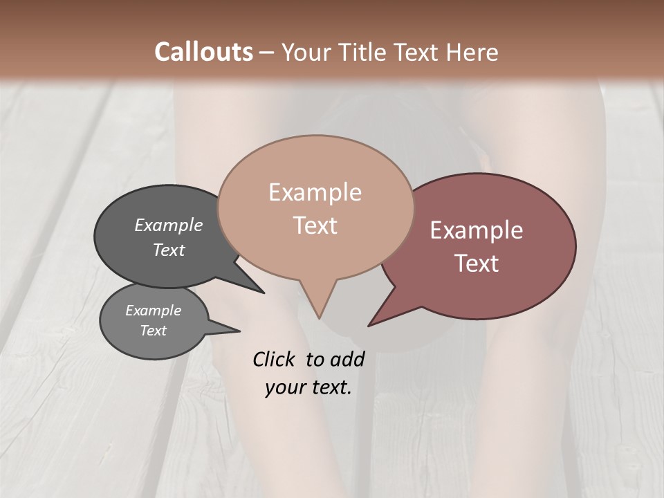 Enjoy Two Persons Enjoying PowerPoint Template