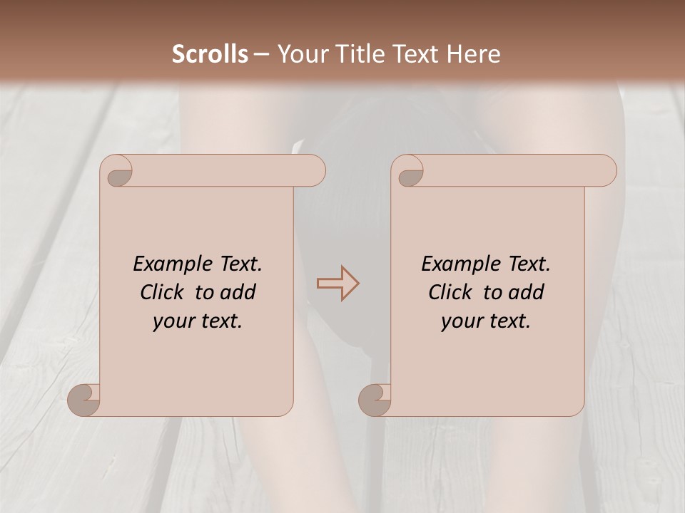 Enjoy Two Persons Enjoying PowerPoint Template