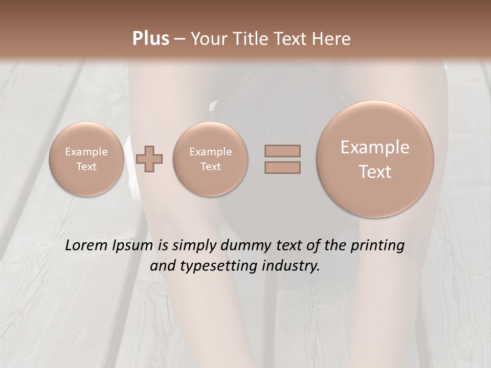 Enjoy Two Persons Enjoying PowerPoint Template