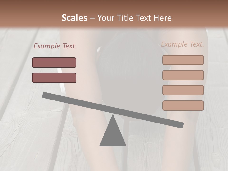 Enjoy Two Persons Enjoying PowerPoint Template