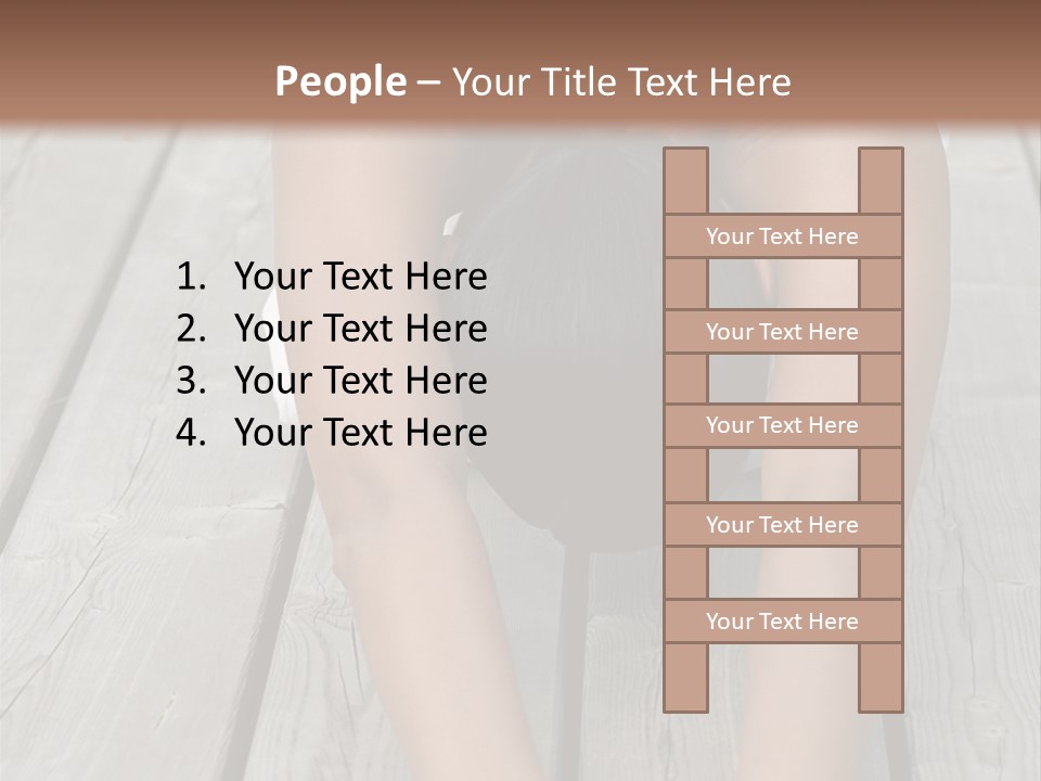 Enjoy Two Persons Enjoying PowerPoint Template