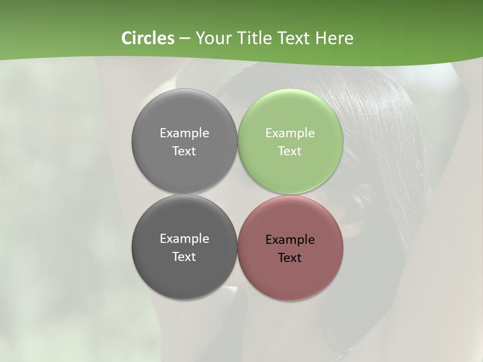 Curved Spare Time Shapes PowerPoint Template