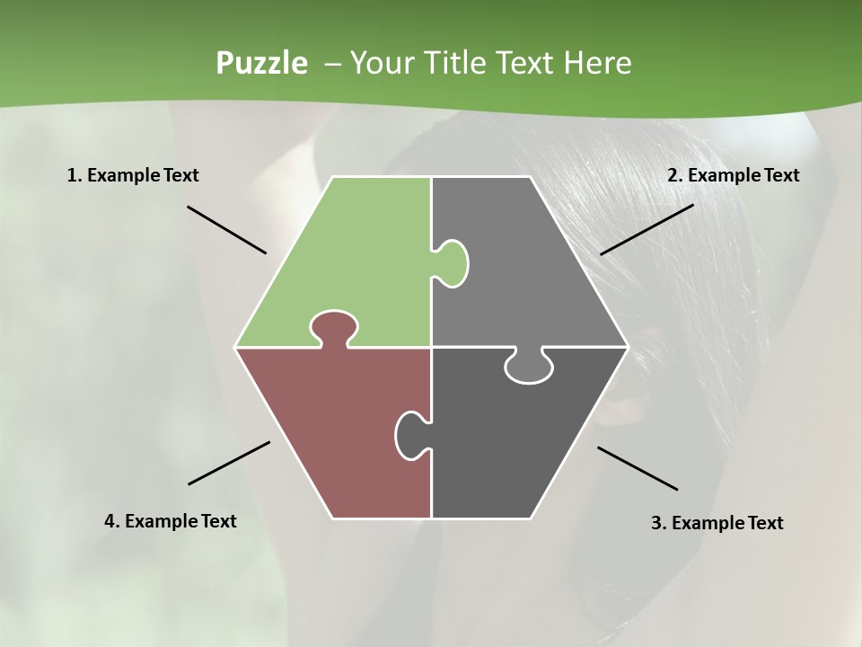 Curved Spare Time Shapes PowerPoint Template