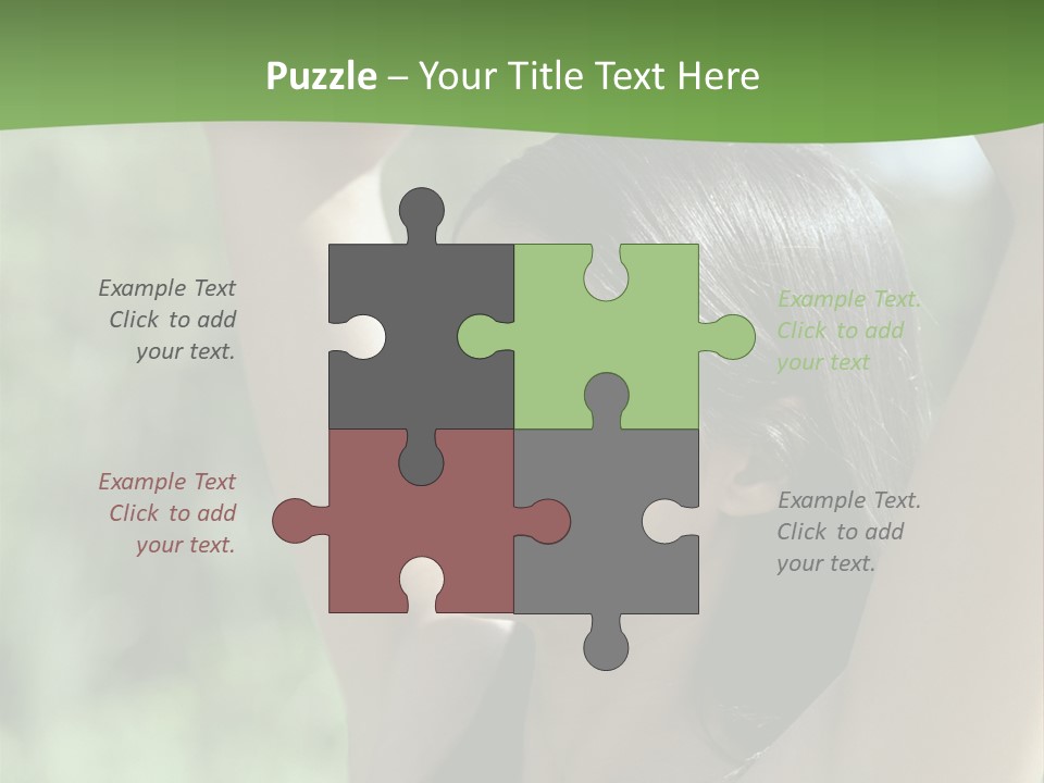 Curved Spare Time Shapes PowerPoint Template