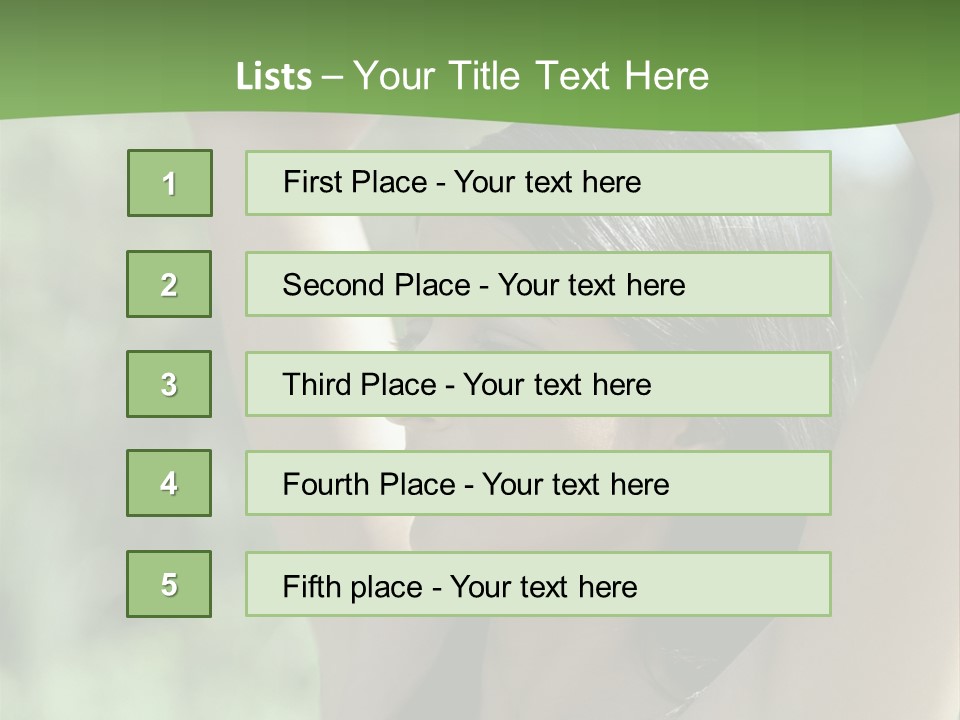 Curved Spare Time Shapes PowerPoint Template