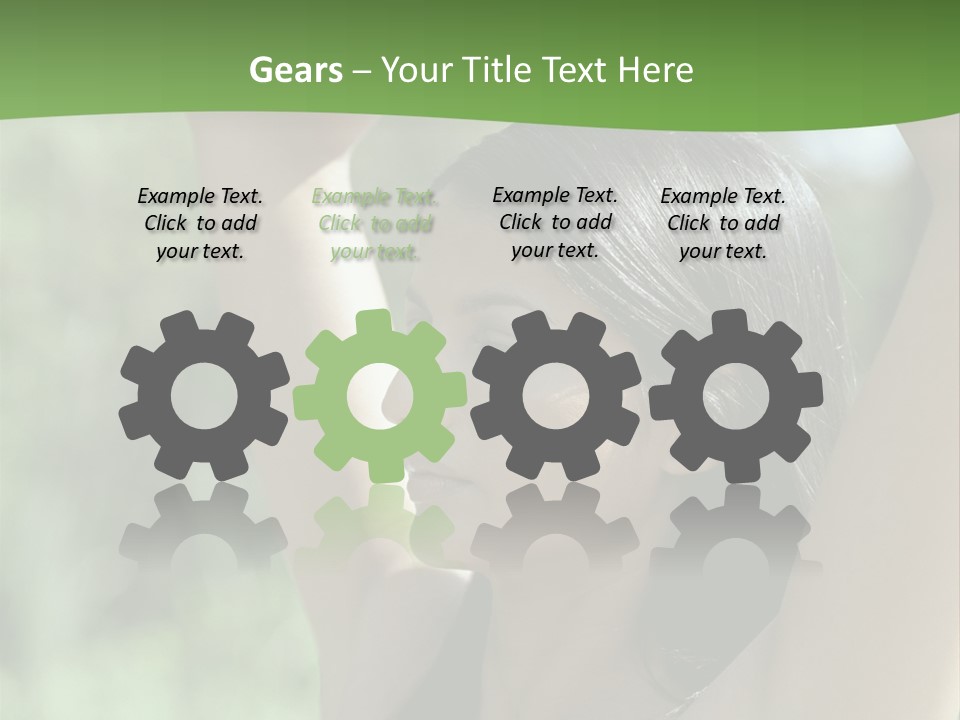 Curved Spare Time Shapes PowerPoint Template