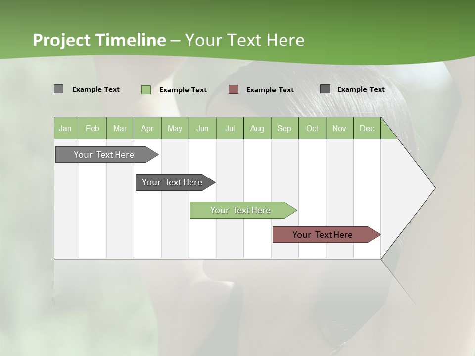 Curved Spare Time Shapes PowerPoint Template