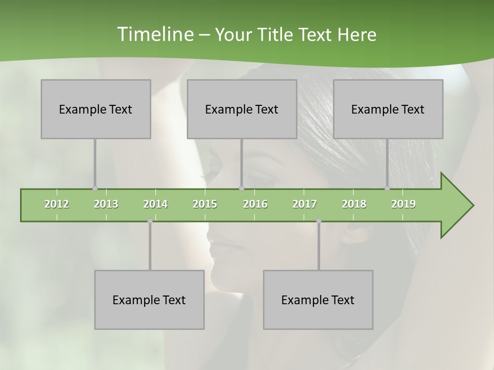 Curved Spare Time Shapes PowerPoint Template