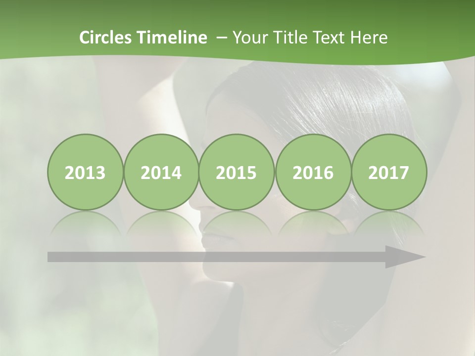 Curved Spare Time Shapes PowerPoint Template