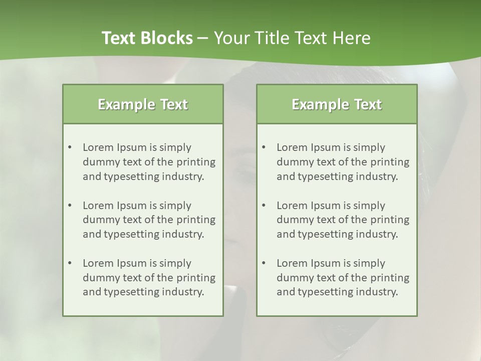 Curved Spare Time Shapes PowerPoint Template
