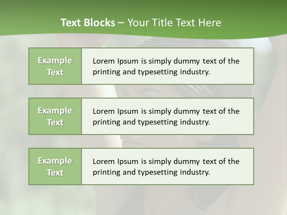 Curved Spare Time Shapes PowerPoint Template