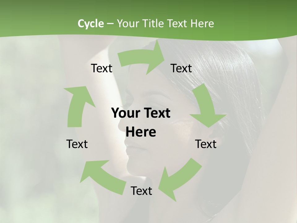 Curved Spare Time Shapes PowerPoint Template