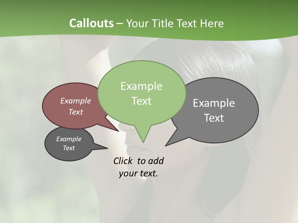 Curved Spare Time Shapes PowerPoint Template