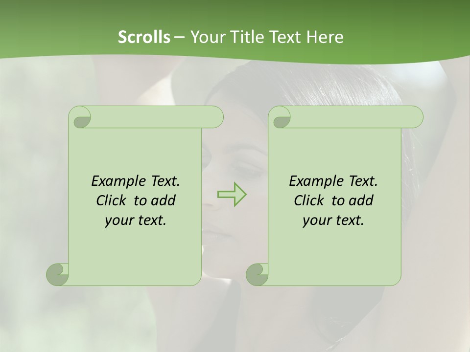 Curved Spare Time Shapes PowerPoint Template