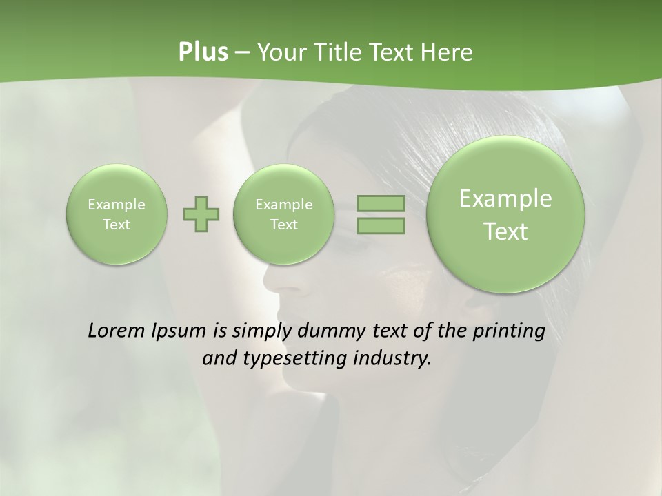 Curved Spare Time Shapes PowerPoint Template