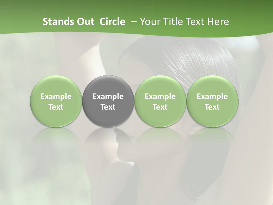 Curved Spare Time Shapes PowerPoint Template