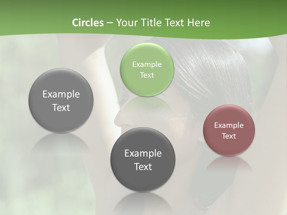 Curved Spare Time Shapes PowerPoint Template