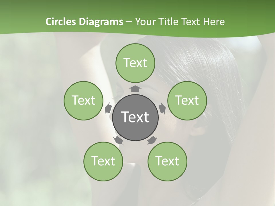 Curved Spare Time Shapes PowerPoint Template