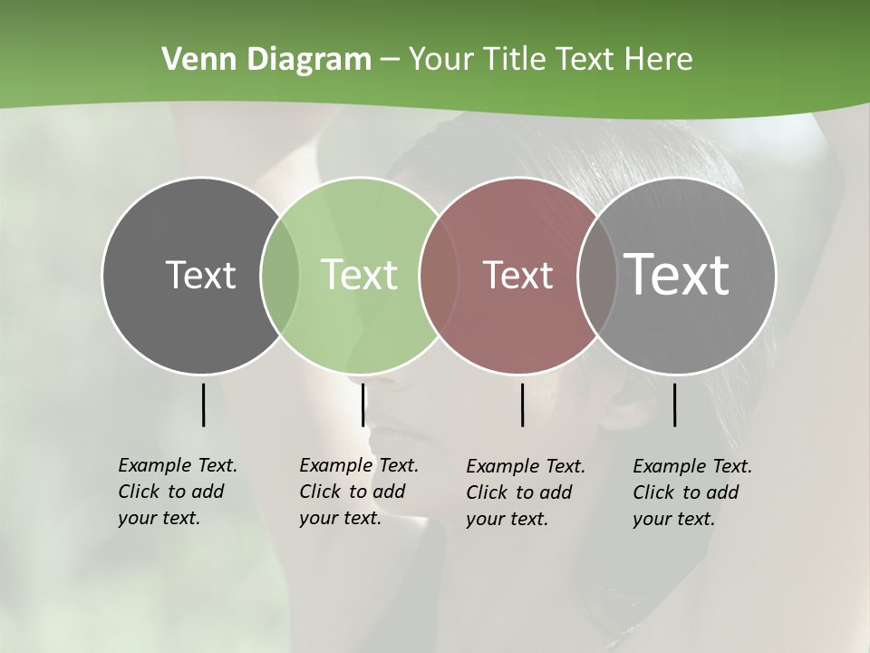 Curved Spare Time Shapes PowerPoint Template