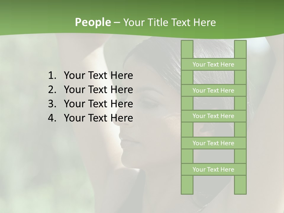 Curved Spare Time Shapes PowerPoint Template
