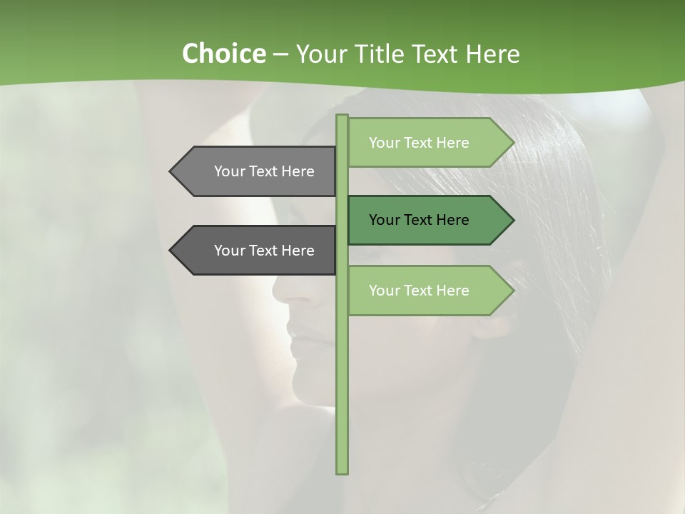 Curved Spare Time Shapes PowerPoint Template