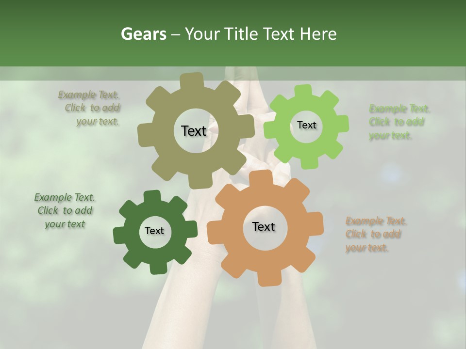 Guys Two Rear View PowerPoint Template