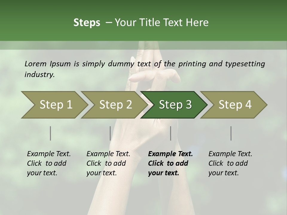 Guys Two Rear View PowerPoint Template