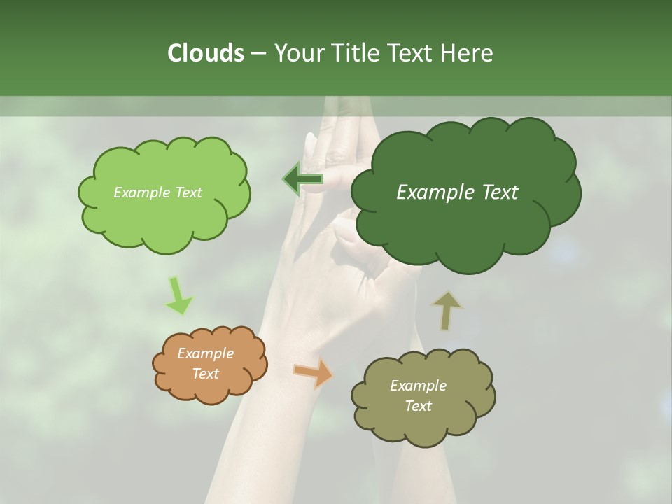 Guys Two Rear View PowerPoint Template