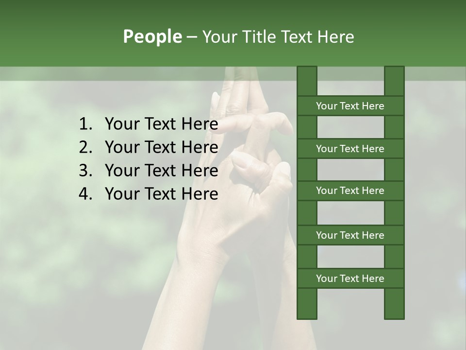 Guys Two Rear View PowerPoint Template