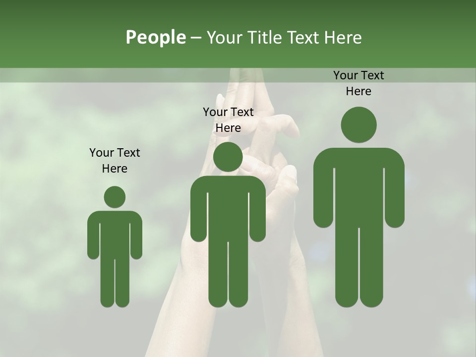 Guys Two Rear View PowerPoint Template