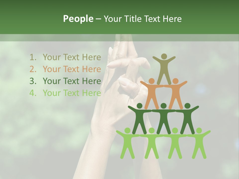 Guys Two Rear View PowerPoint Template