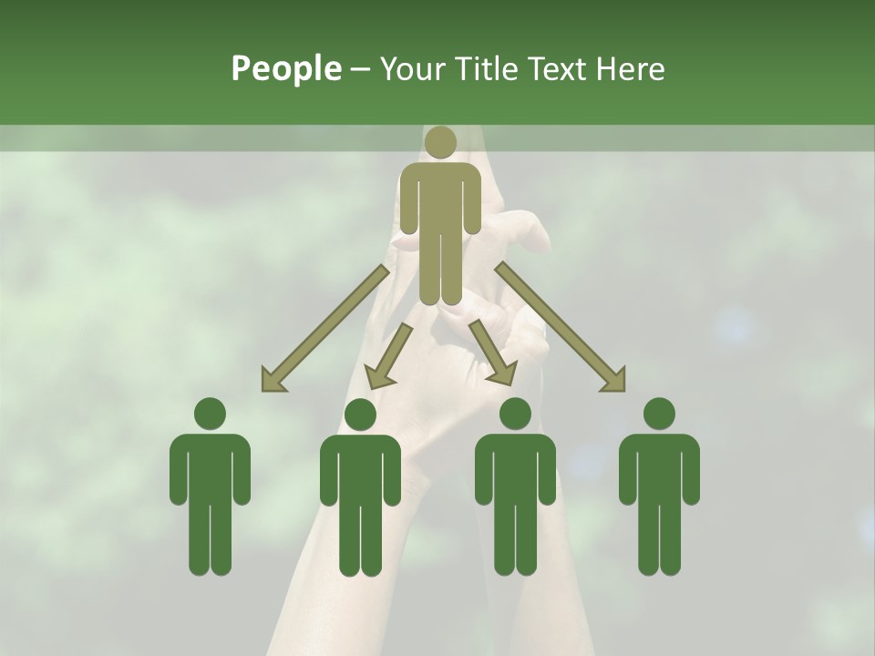 Guys Two Rear View PowerPoint Template