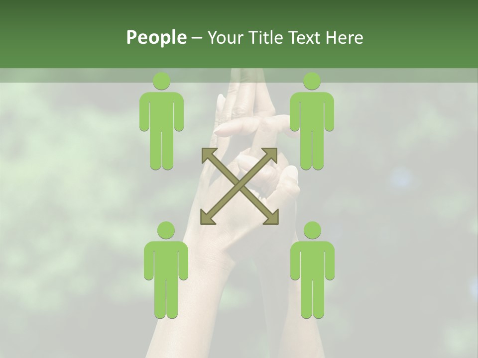 Guys Two Rear View PowerPoint Template