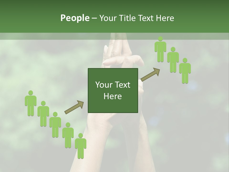 Guys Two Rear View PowerPoint Template